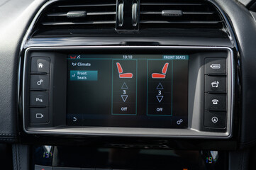 Luxury Car Heated Seats Control Panel