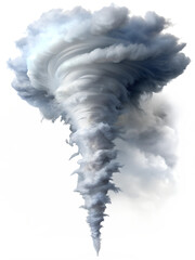 Realistic tornado cyclone illustration, png transparent background