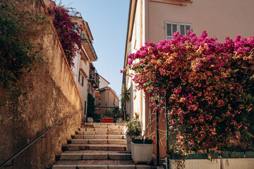 Cannes, France - August 1, 2024: Old town in Cannes, on the French Riviera