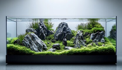 modern aquascape aquarium design