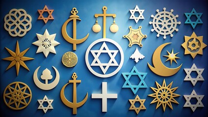 * Interfaith: The concept of showcasing different faiths coming together.