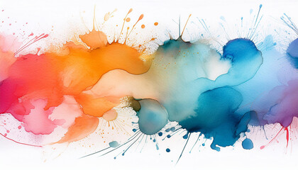 Akwarelowe tło dla projektu, tekstura w pastelowych kolorach, jasna tapeta generative ai 