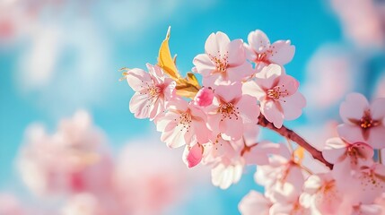  krystalicznie czyste, kwitnąca gałąź, kwiaty wiśni, rozmyte tło, niebo, wiosenne, natura, blog przyrodniczy, kwiaty, rozmycie, ostrość, gałązka, przyroda, blog wiosenny, tło przyrodnicze, rośliny, es