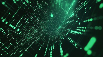 futuristic background featuring an abstract representation of data flow, 