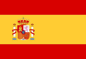 spain flag illustrator national of vector