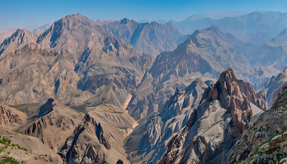 Dramatic Peaks and Valleys of the Zagros Mountains