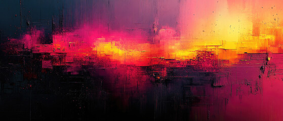 Futuristic Cityscape at Sunset
