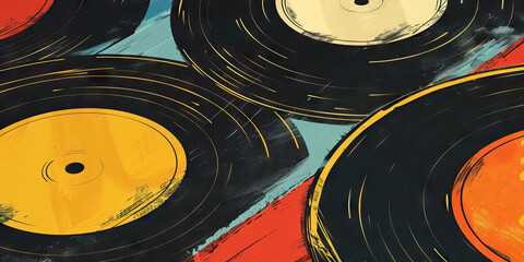 Hipster Indie: Vintage-inspired colors like musty book brown, craft beer amber, and vinyl record black create a hipster indie theme