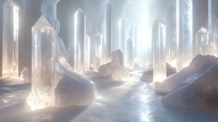 Crystal Cave: A Magical World of Light and Ice