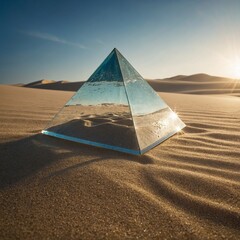 pyramid of sand
