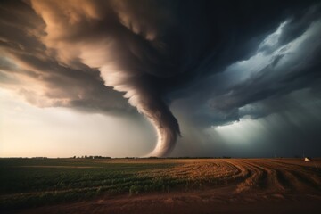 Outdoors tornado nature storm.