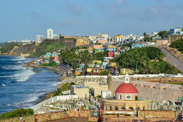 Community of La Perla in San Juan, Puerto Rico. A video spot for the famous song Despacito by Daddy Yankee and Luis Fonsi was shot in this neighbourhood.