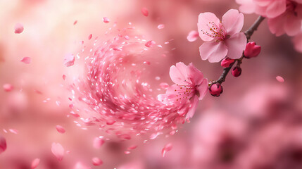  whirlwind cherry blossom petals