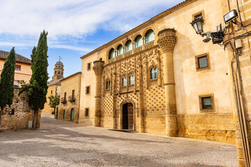 Facade of the University of Baeza, a World Heritage Site, Andalusia.