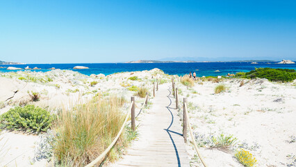 Beautiful beach in Sardinia, Italy 
