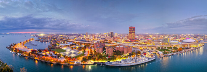 Buffalo, New York, USA City Skyline