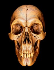 Australopithecus africanus skull fossil reconstruction, bones, old world monkey