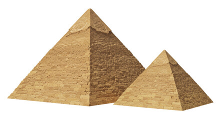 Isolated Egyptian Pyramids