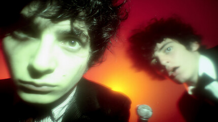 relaxed indie band performance in soft lights