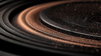 Abstrakcyjny wzór koncentrycznych okręgów z detalami tekstury