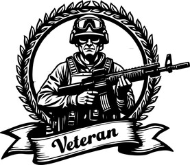 American military, army, Soldiers Vector Silhouette bundle