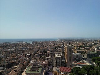 defaKatania - Sycylia - Włochy - widok z drona na miasto oraz wulkan Etnault