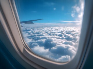 view from the plane window