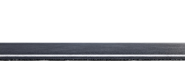 PNG Real asphalt road empty white line.
