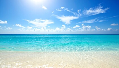 Tropical beach scene (2)