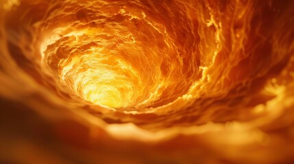 A captivating dark tunnel illuminated by glowing lights in a 3d seamless panoramic view experience