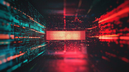 Vintage retro VHS screen noise background, perfect for nostalgic or analog video projects