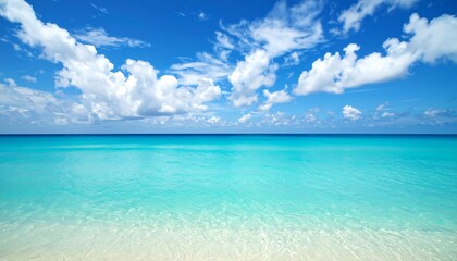 Tropical beach scene