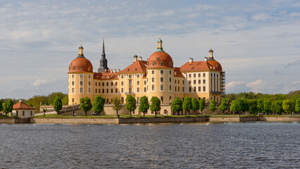Barockschloß Moritzburg in Sachsen, Jagdschloß des sächsischen Kurfürsten