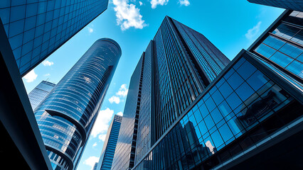 modern office building in the city