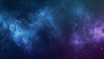 Abstract celestial shapes and stars on deep gradient backgrounds.