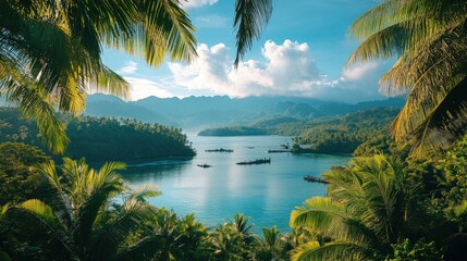 Solomon Islands landscape jungles and WWII wrecks beautiful nature view