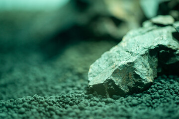 Nature Aquarium mit Hardscape aus Driftwood und ADA Amazonia Soil vor der Bepflanzung