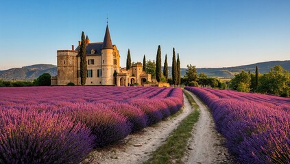 lavender field in provence france