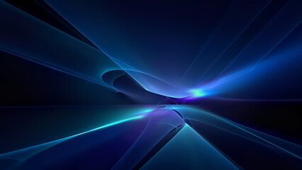 Dynamic Abstract Background With Smooth Flowing Lines and Colors