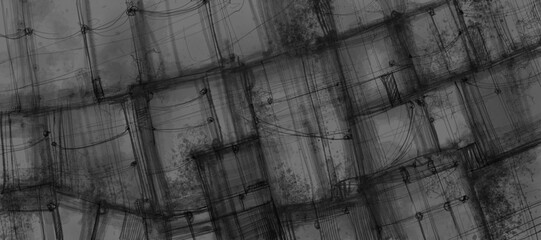 Abstract image for printing. Picture for modern interiors. The picture is painted by hand on a tablet.