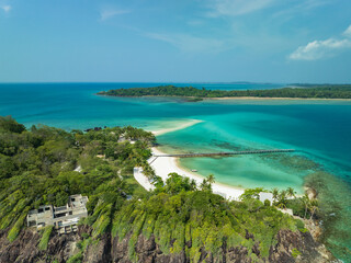 Ko Kham is a small island near Ko Mak, in Trat Province, eastern Thailand. It has beautiful white sand beach and cristal clear waters.