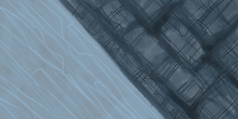 Minimal abstract. Picture for modern interiors. The picture is painted by hand on a tablet.