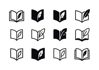 Indie Author Logos. Self-published books and indie authors. Icon