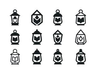 Iconic Book Logos. Self-published books and indie authors. Icon