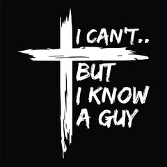 Faith Message With Stylized Cross Design