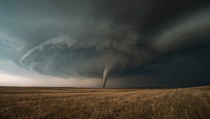 Nebraska tornado scene, highlighting destructive wind forces and storm activity