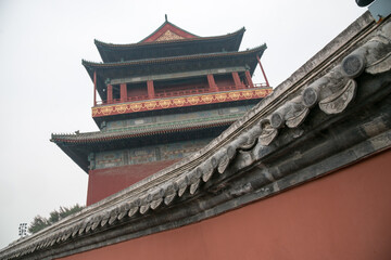 Drum Tower Beijing - Ancient Chinese Architecture and Historic Monument