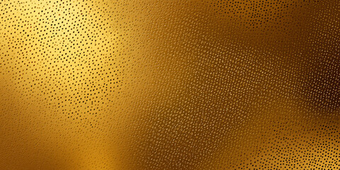 Złota Metaliczna Powierzchnia z Kropkami i Ciepłą Połyskującą Teksturą do Eleganckiego Projektu Tła