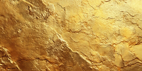 Skomplikowana Złota Teksturowana Ściana z Bogatymi Wzorami i Połyskującą Powierzchnią
