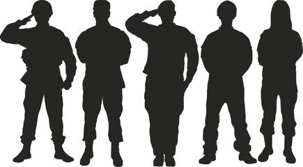 Soldiers Silhouette Collection